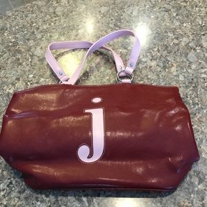 New York & Co red and pink purse